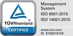 ISO 9001:2015. ISO 14001:2015