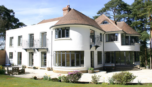 Transformation of a 1920's property in the Surrey Hills into a superb, modern family house.