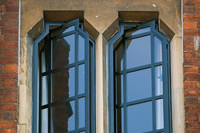 Shaped Clement steel windows at Framlingham College