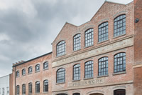 Almost exact replicas but with the advantage of double glazing and an incredibly long lasting polyester powder coating Clement W20 steel windows were chosen to best match the existing windows at Comet Works.