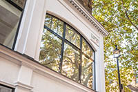 Bespoke W40 steel windows manufactured by Clement were chosen for this famous London Street.