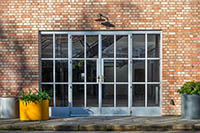 Naked Steel doors by Clement look stunning at Kew Studios.