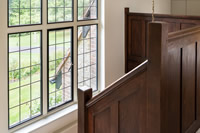 New steel windows offer increased thermal efficiency and security.