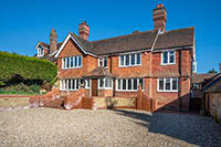 Clement have replaced all the fenestration in this home with new EB20 white steel windows.