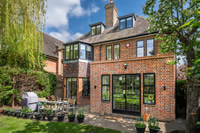 The Clement Brooking range is regularly specified for homes in the Hampstead Garden Suburb. We manufactured the new steel doors and windows for this house, which were painted Jet Black to match the originals.