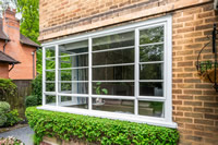 Clement manufactured these bespoke EB20 steel windows to look just like the originals, but they offer a much improved specification.
