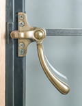 Soho handle polished & lacquered cast brass patiened finish FS2050