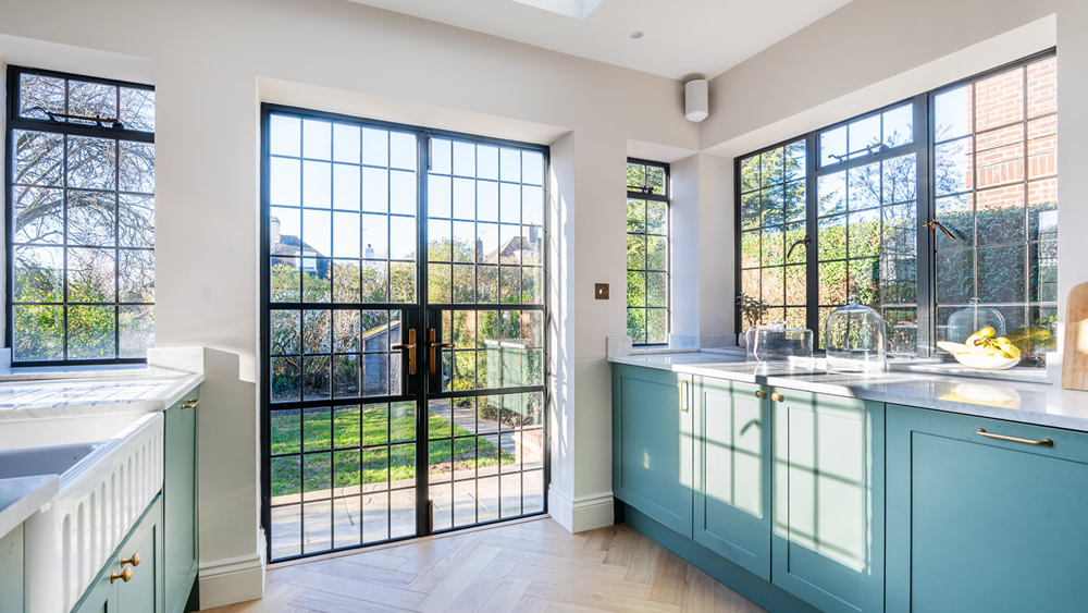 Case Study: Beautiful new Brooking leaded light steel windows for family home