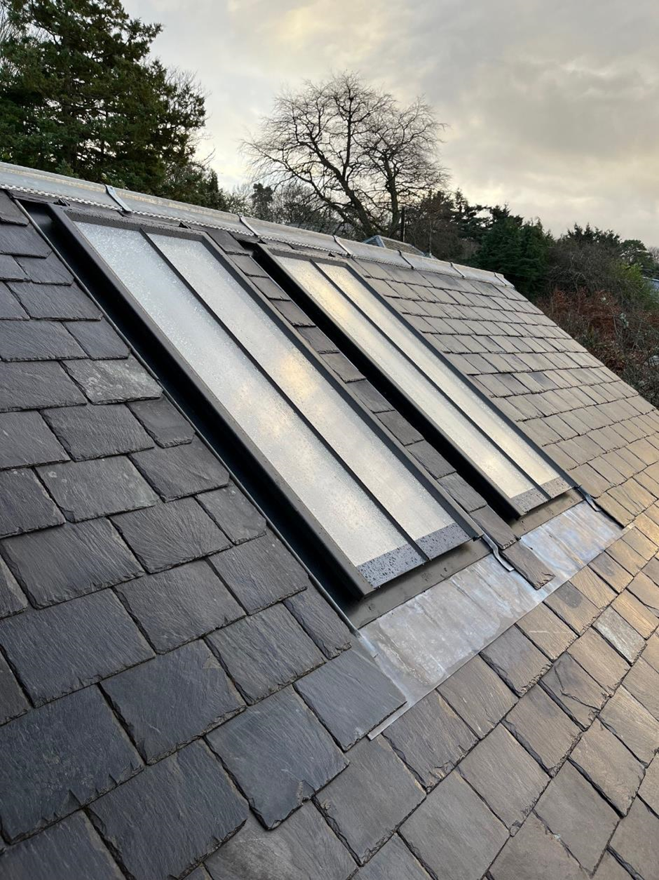 An image of Clement's conservation rooflights in a Scottish property near Stirling