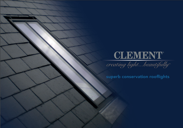 Clement Conservation Rooflights new brochure image.