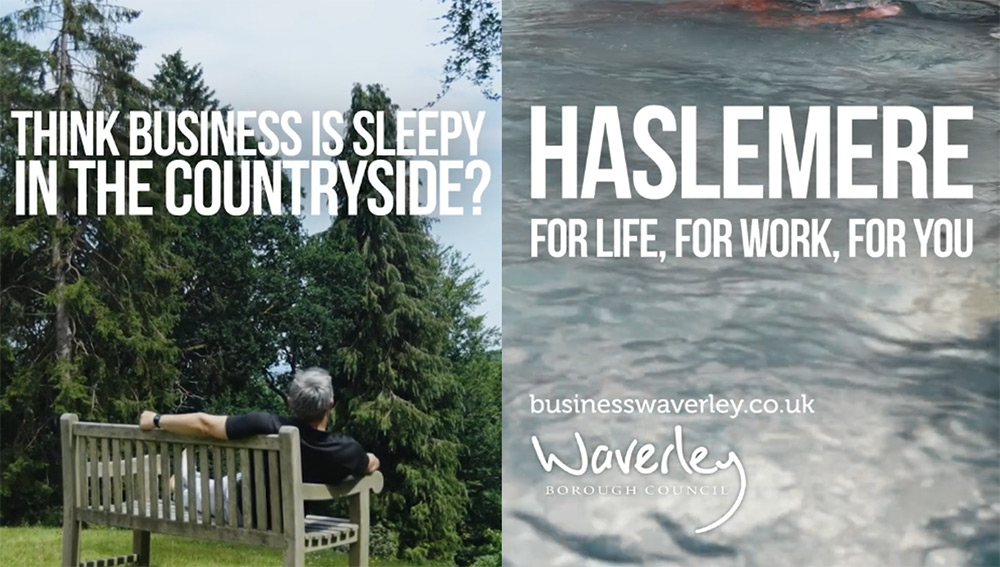 Clement stars in Waverley Borough Council promotional video