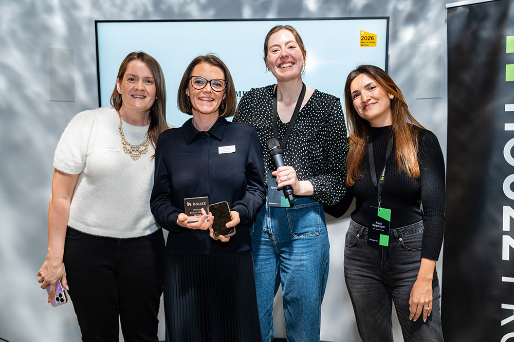 Tessa Clement-Jones and Rachel Bailey from the Clement Marketing Department accepting the award
