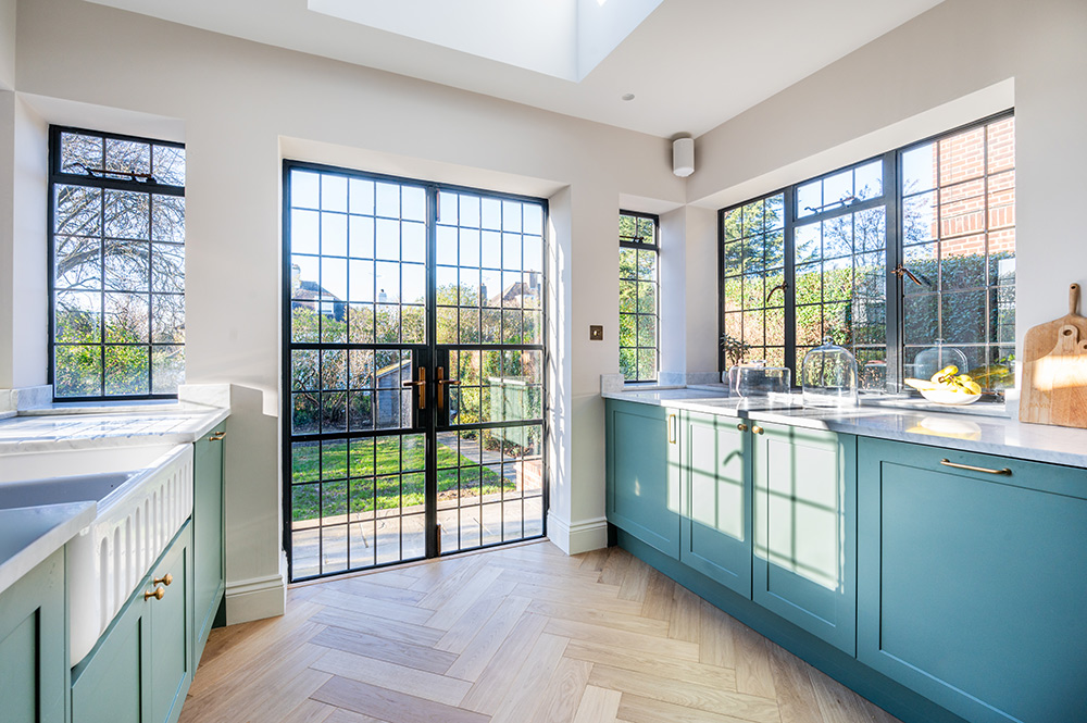 Clement often manufacture and install replacement steel windows and doors for the Hampstead Garden Suburb.