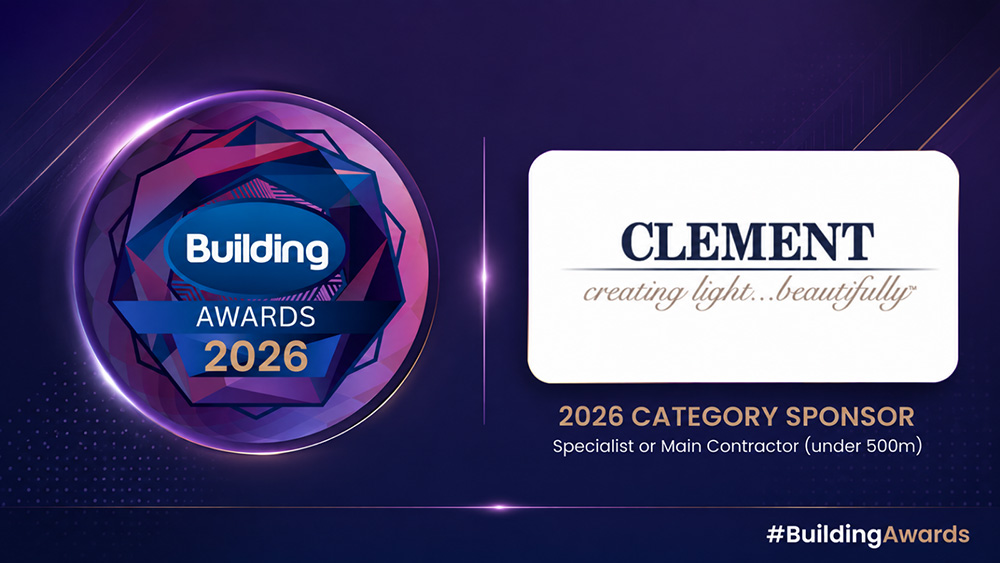 Building Awards 2026 Specialist or Main Contractor (under £500m) award, sponsored by Clement