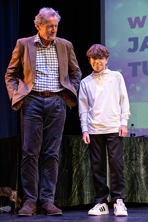 Clement Chief Executive Peter Clement presenting the ‘Create A Star’ award to Jack Turnbull