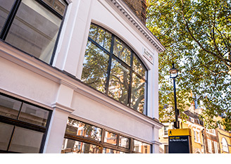 Clement steel windows and doors for Charing Cross Road